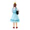 Cody Foster 5.5 Inch Farm Girl With Dog Christmas Tree Ornament , Movie Red Slippers